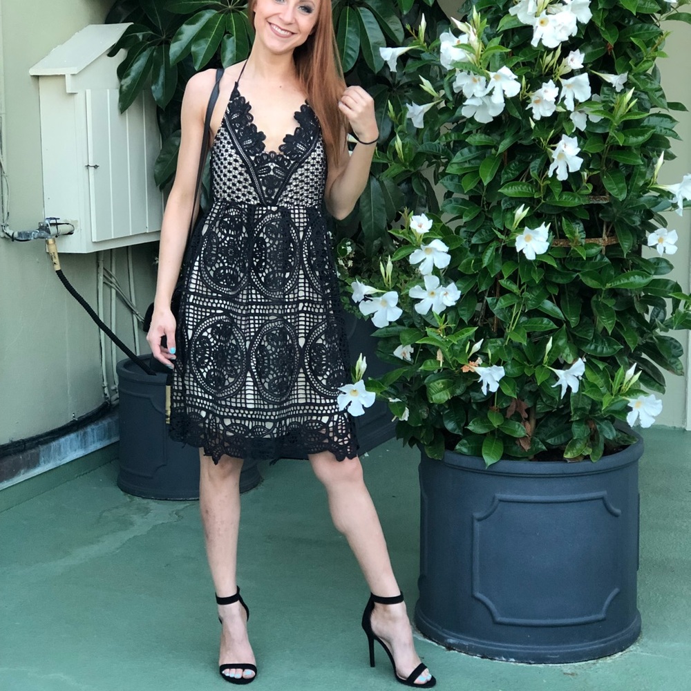 Crochet Boutique Dress - Size Small